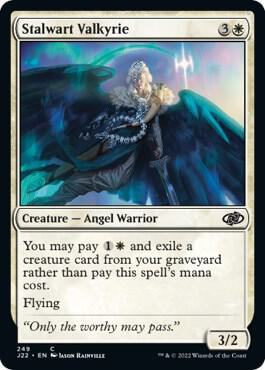 Stalwart Valkyrie card from Jumpstart 2022