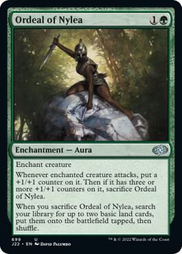 Ordeal of Nylea card from Jumpstart 2022