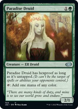 Paradise Druid card from Jumpstart 2022