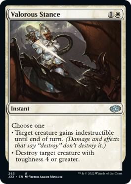 Valorous Stance (263) card from Jumpstart 2022