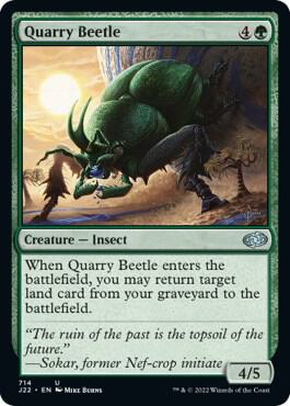Quarry Beetle card from Jumpstart 2022