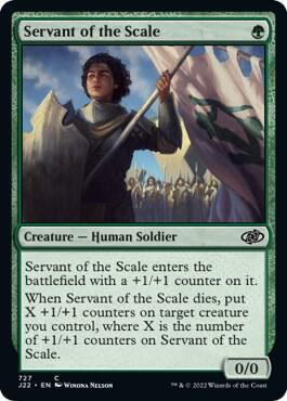 Servant of the Scale card from Jumpstart 2022