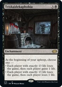 Triskaidekaphobia card from Jumpstart 2022