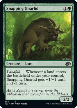 Snapping Gnarlid card from Jumpstart 2022