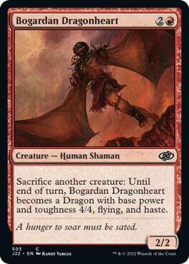 Bogardan Dragonheart card from Jumpstart 2022