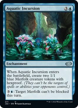 Aquatic Incursion card from Jumpstart 2022