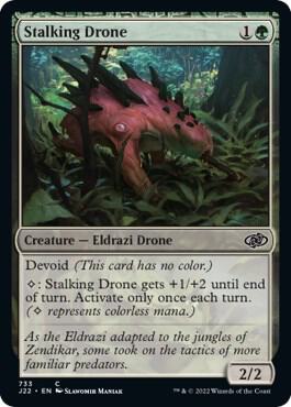 Stalking Drone card from Jumpstart 2022