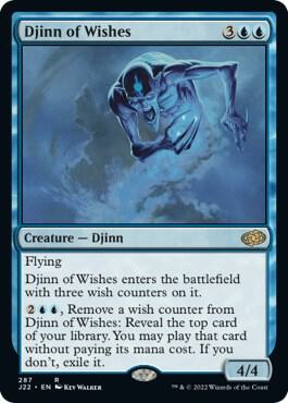 Djinn of Wishes card from Jumpstart 2022