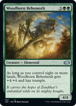 Woodborn Behemoth card from Jumpstart 2022