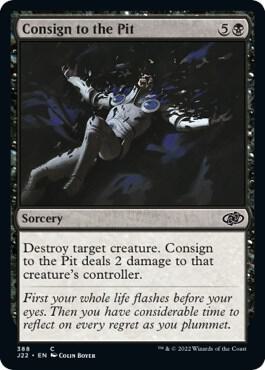 Consign to the Pit card from Jumpstart 2022