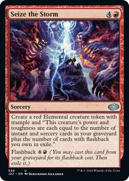 Seize the Storm card from Jumpstart 2022