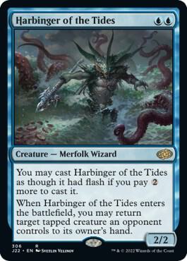 Harbinger of the Tides card from Jumpstart 2022