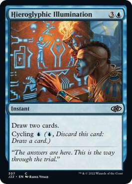 Hieroglyphic Illumination card from Jumpstart 2022