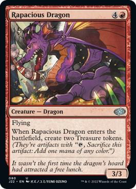 Rapacious Dragon card from Jumpstart 2022