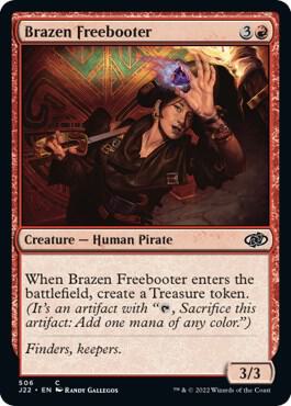 Brazen Freebooter card from Jumpstart 2022