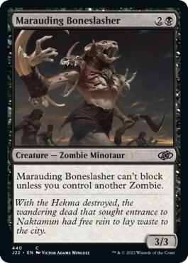 Marauding Boneslasher card from Jumpstart 2022