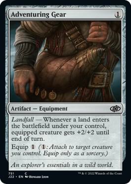 Adventuring Gear card from Jumpstart 2022