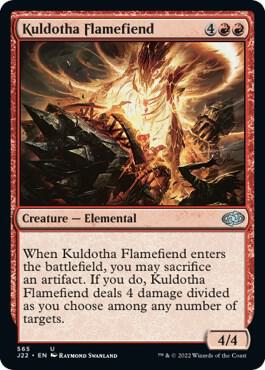 Kuldotha Flamefiend card from Jumpstart 2022