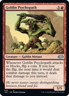Goblin Psychopath card from Jumpstart 2022