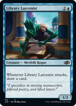 Library Larcenist card from Jumpstart 2022