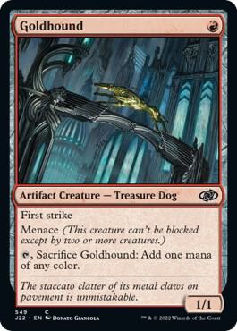 Goldhound card from Jumpstart 2022