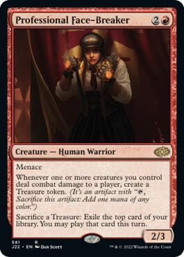 Professional Face-Breaker card from Jumpstart 2022