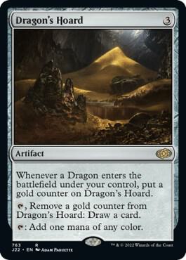 Dragon's Hoard card from Jumpstart 2022