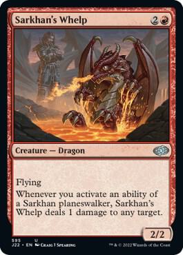 Sarkhan's Whelp card from Jumpstart 2022