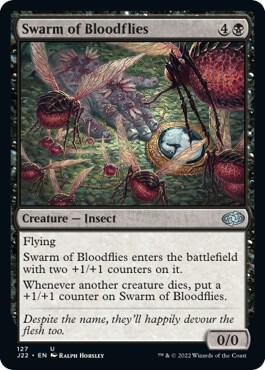 Swarm of Bloodflies card from Jumpstart 2022