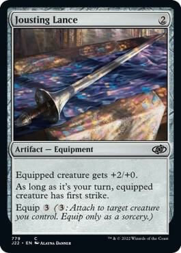 Jousting Lance card from Jumpstart 2022