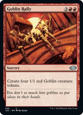 Goblin Rally card from Jumpstart 2022