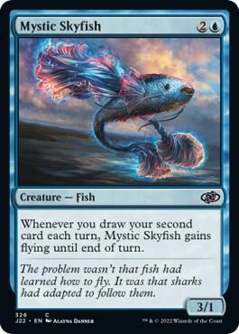 Mystic Skyfish card from Jumpstart 2022