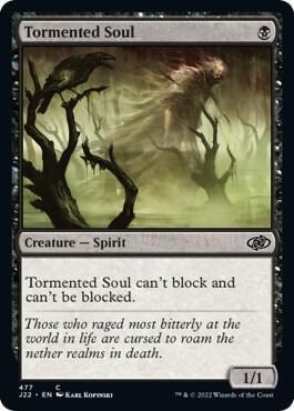 Tormented Soul card from Jumpstart 2022