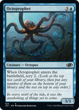 Octoprophet card from Jumpstart 2022