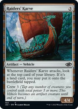 Raiders' Karve card from Jumpstart 2022