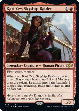 Kari Zev, Skyship Raider card from Jumpstart 2022
