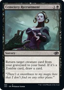 Cemetery Recruitment card from Jumpstart 2022