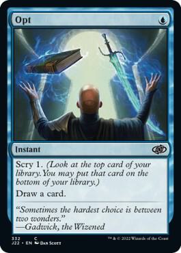Opt card from Jumpstart 2022
