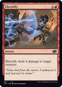 Electrify card from Jumpstart 2022