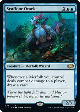 Seafloor Oracle card from Jumpstart 2022