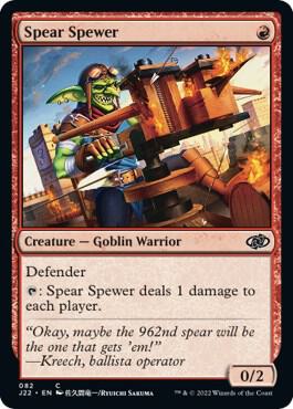 Spear Spewer card from Jumpstart 2022