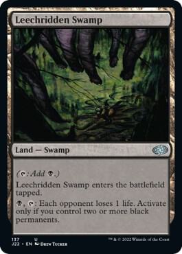 Leechridden Swamp card from Jumpstart 2022
