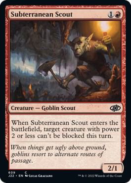 Subterranean Scout card from Jumpstart 2022