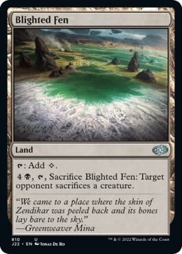 Blighted Fen card from Jumpstart 2022