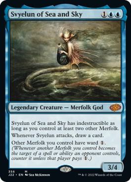 Svyelun of Sea and Sky card from Jumpstart 2022