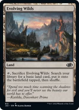Evolving Wilds card from Jumpstart 2022