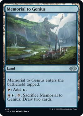 Memorial to Genius card from Jumpstart 2022