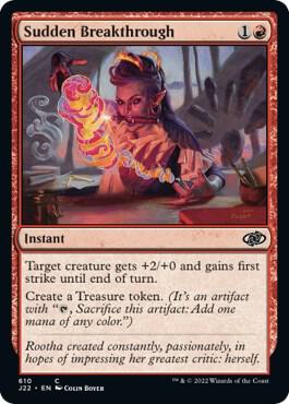 Sudden Breakthrough card from Jumpstart 2022