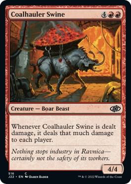 Coalhauler Swine card from Jumpstart 2022