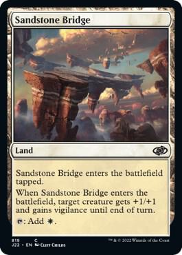 Sandstone Bridge card from Jumpstart 2022